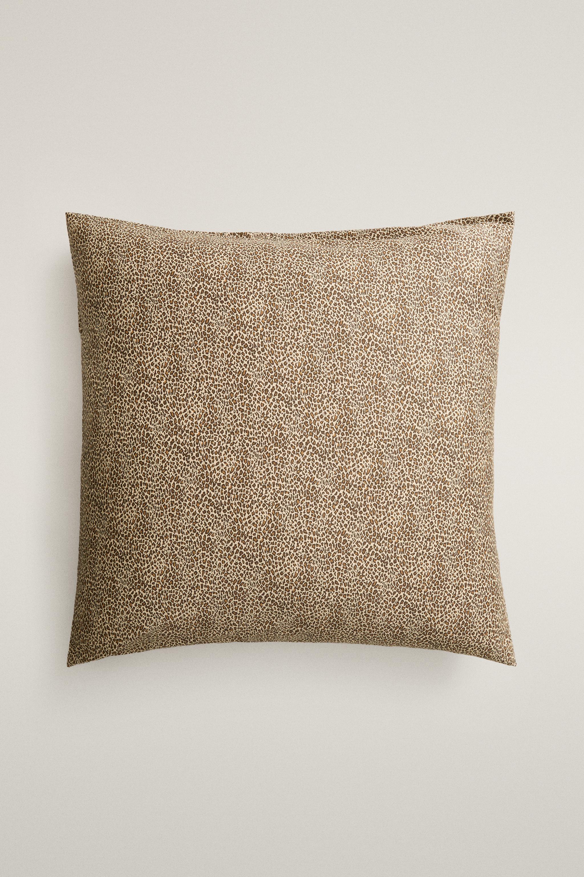 (300 FILS) TAIE D'OREILLER SATIN GIRAFE